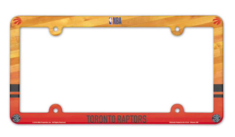 Toronto Raptors Plastic License Plate Frame