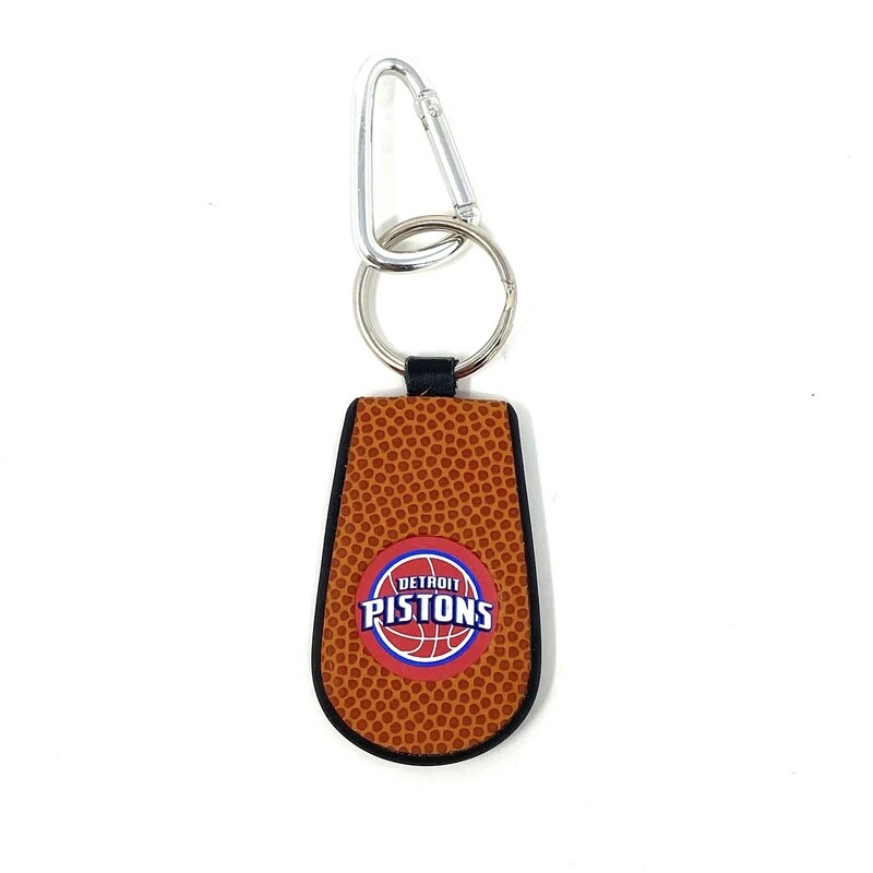 Detroit Pistons Leather Keychain & Key Ring