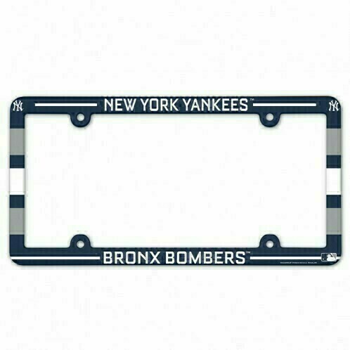 New York Yankees Team Plastic License Plate Frame