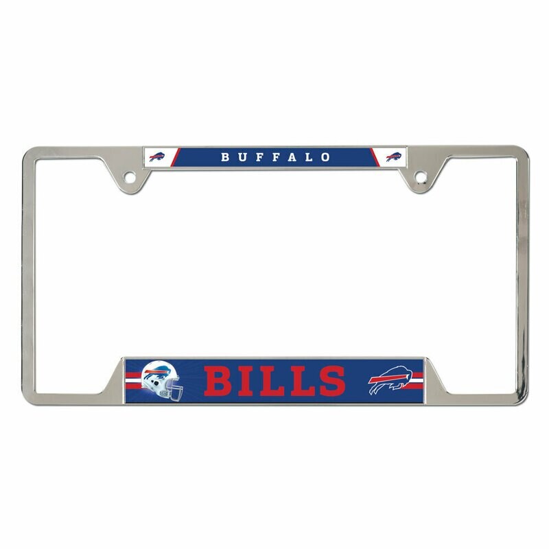 Buffalo Bills Chrome Metal License Plate Frame Buffalo Bills Chrome Metal License Plate Frame