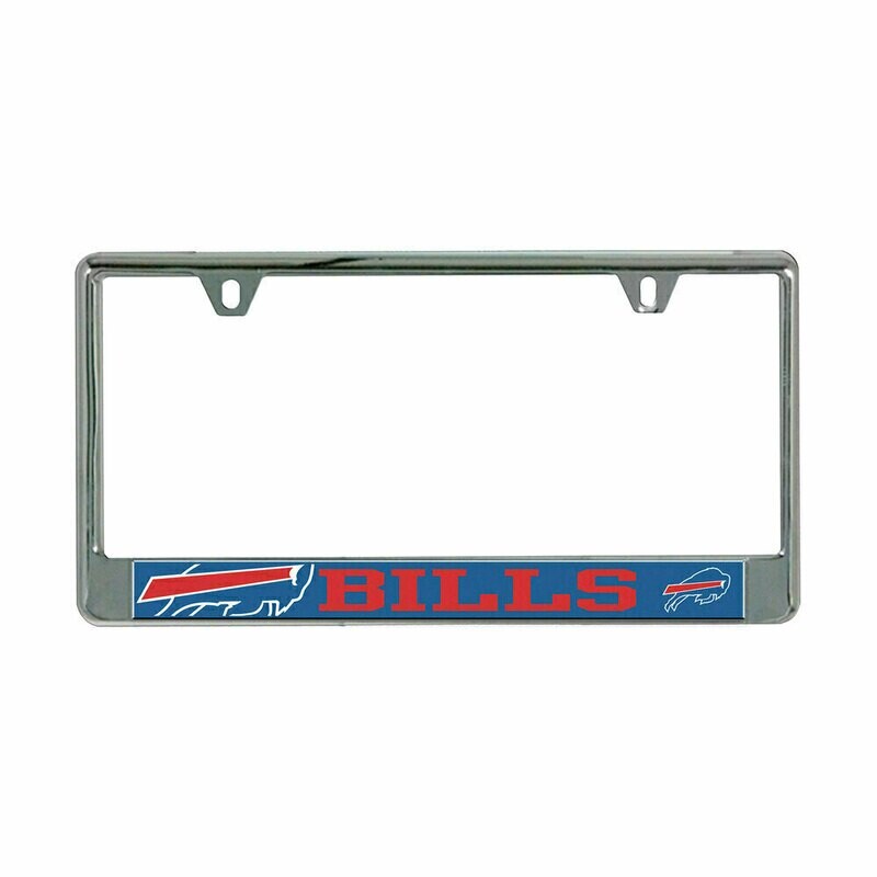 Buffalo Bills Chrome Metal License Plate Frame Buffalo Bills Chrome Metal License Plate Frame