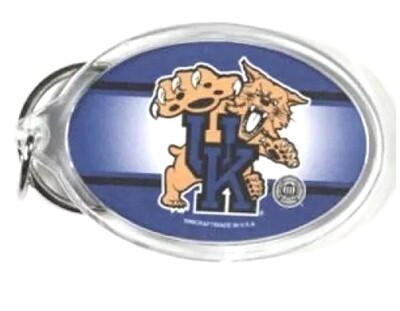 Kentucky Wildcats Oval Acrylic Key Ring