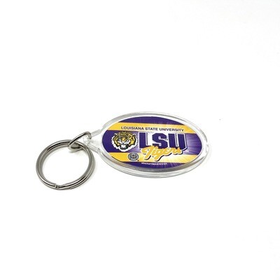 LSU Tigers Acrylic Key Ring