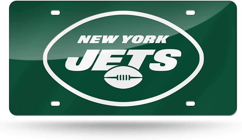 New York Jets Green Laser Tag License Plate New York Jets Green Laser Tag License Plate