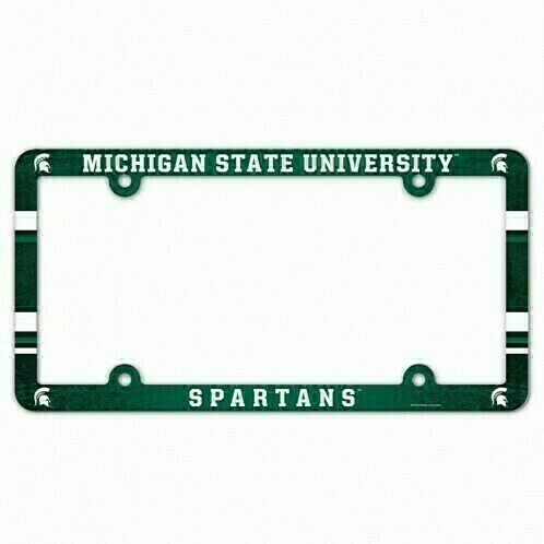 Michigan State Spartans Plastic License Plate Frame