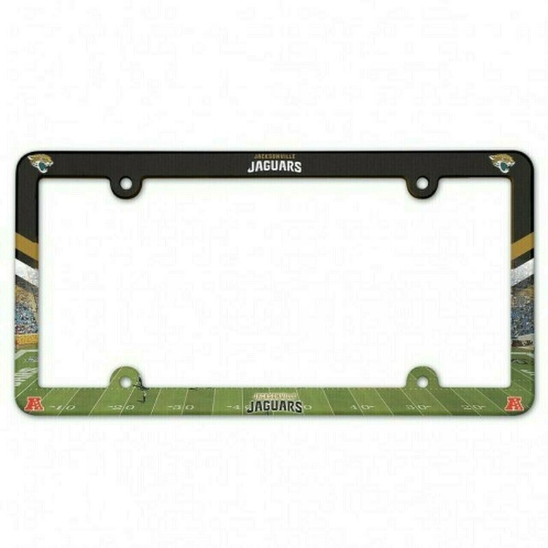 Jacksonville Jaguars Plastic License Plate Frame