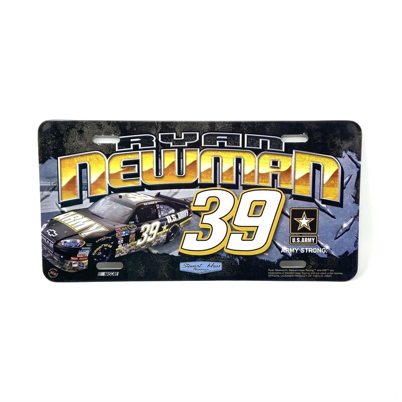 Ryan Newman Lightweight Metal License Plate Ryan Newman Lightweight Metal License Plate