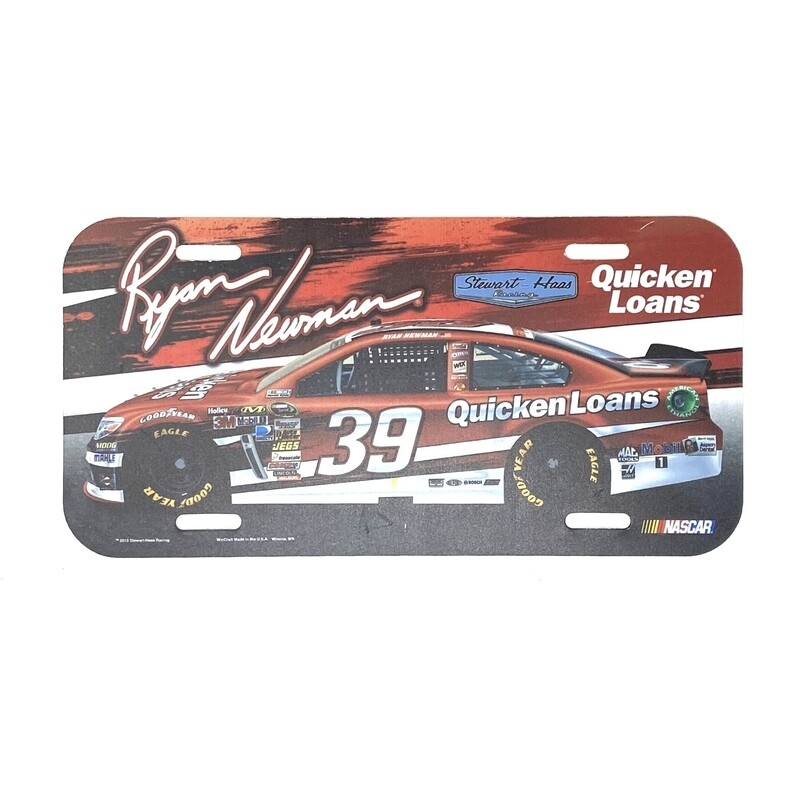 Ryan Newman Plastic License Plate