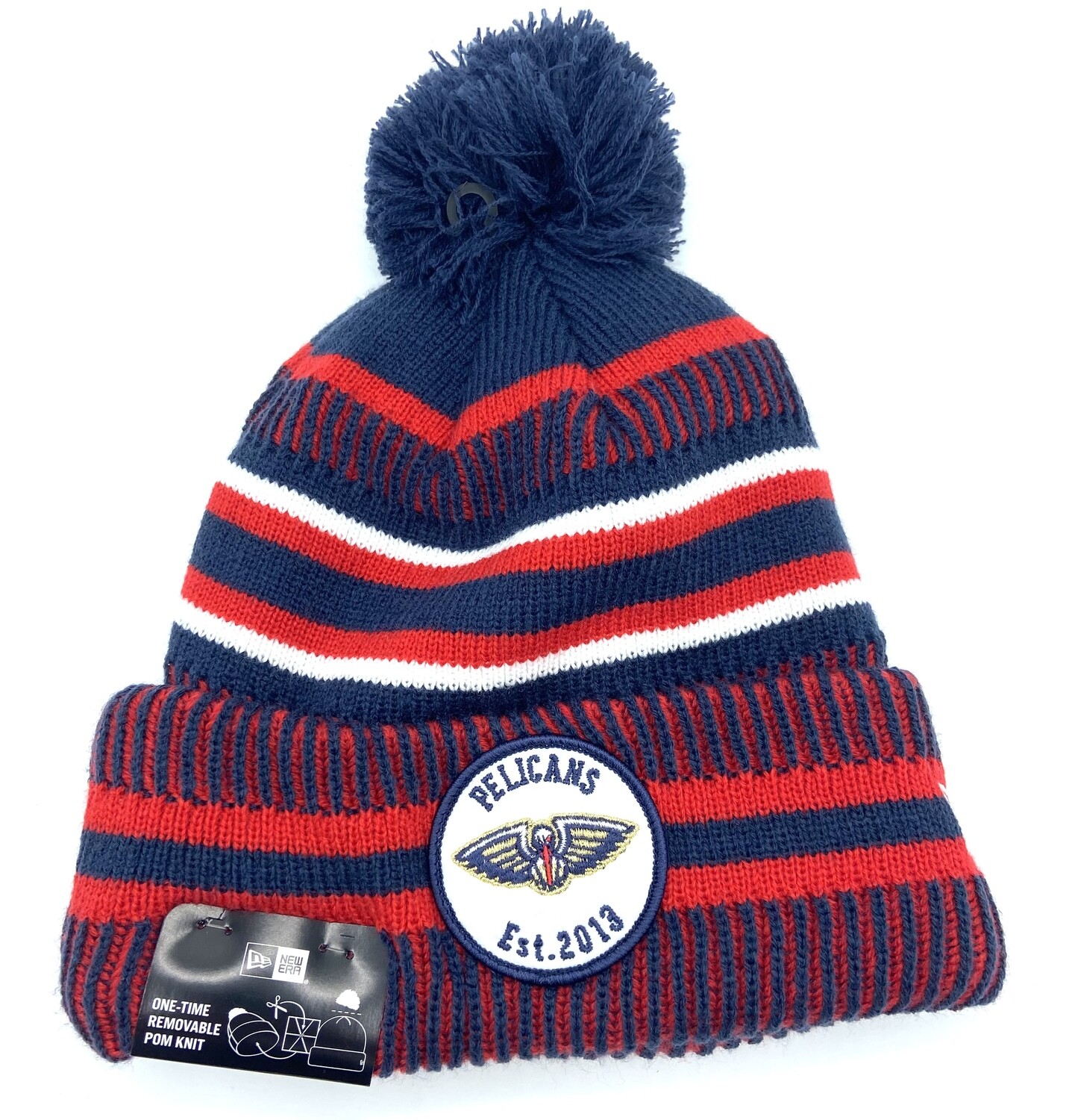 New Orleans Pelicans Men’s New Era Cuffed Pom Knit Hat
