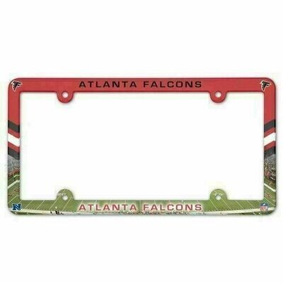 Atlanta Falcons Plastic License Plate Frame Atlanta Falcons Plastic License Plate Frame
