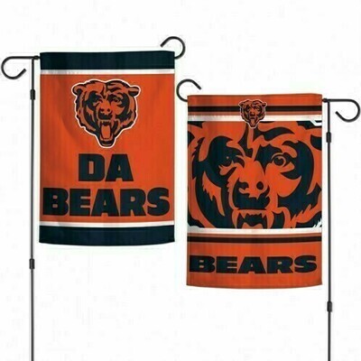 Chicago Bears "Da Bears" 12.5" x 18" Premium 2-Sided Garden Flag
