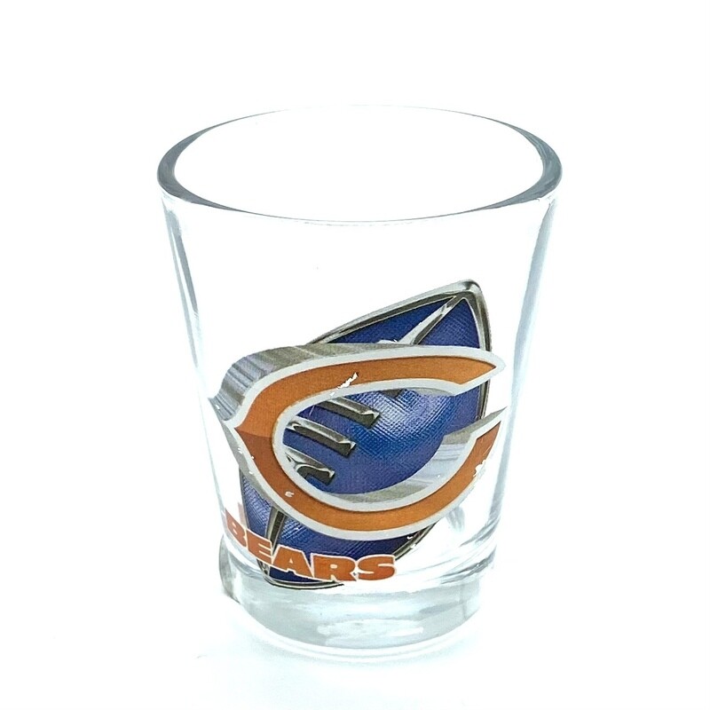 Chicago Bears Football 2 Ounce Collector Shot Glass