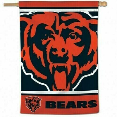 Chicago Bears Mega Logo 28" x 40" Vertical Flag