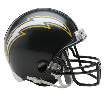 San Diego Chargers Riddell Throwback 1988-06 Mini Helmet