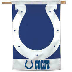 Indianapolis Colts Logo 28" x 40" Vertical Flag