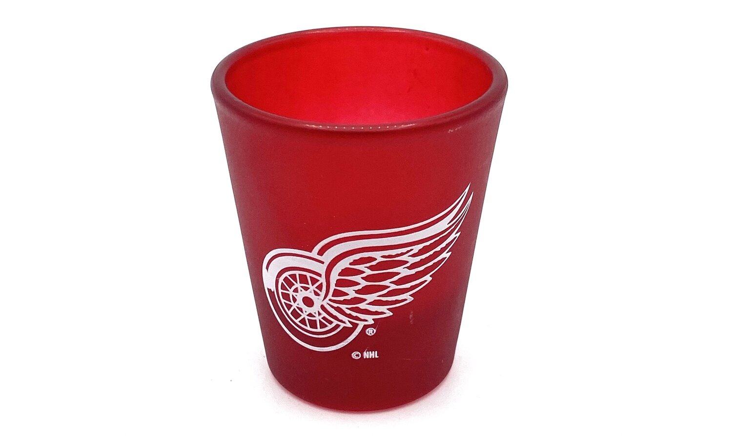 Detroit Red Wings 2 Ounce Collector Red Shot Glass