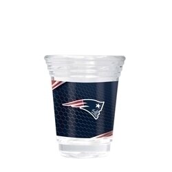 New England Patriots 2 Ounce Party Shot Glass
