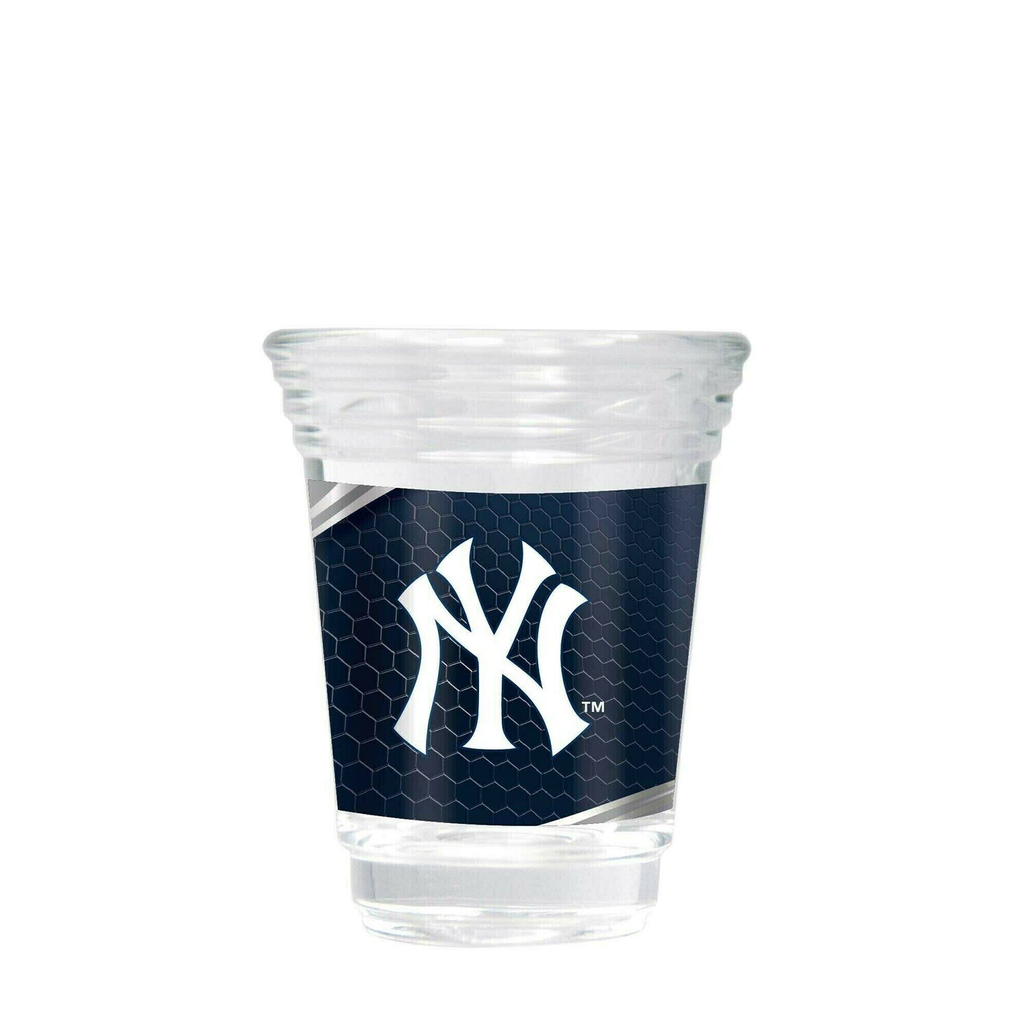 New York Yankees 2 Ounce Party Shot Glass