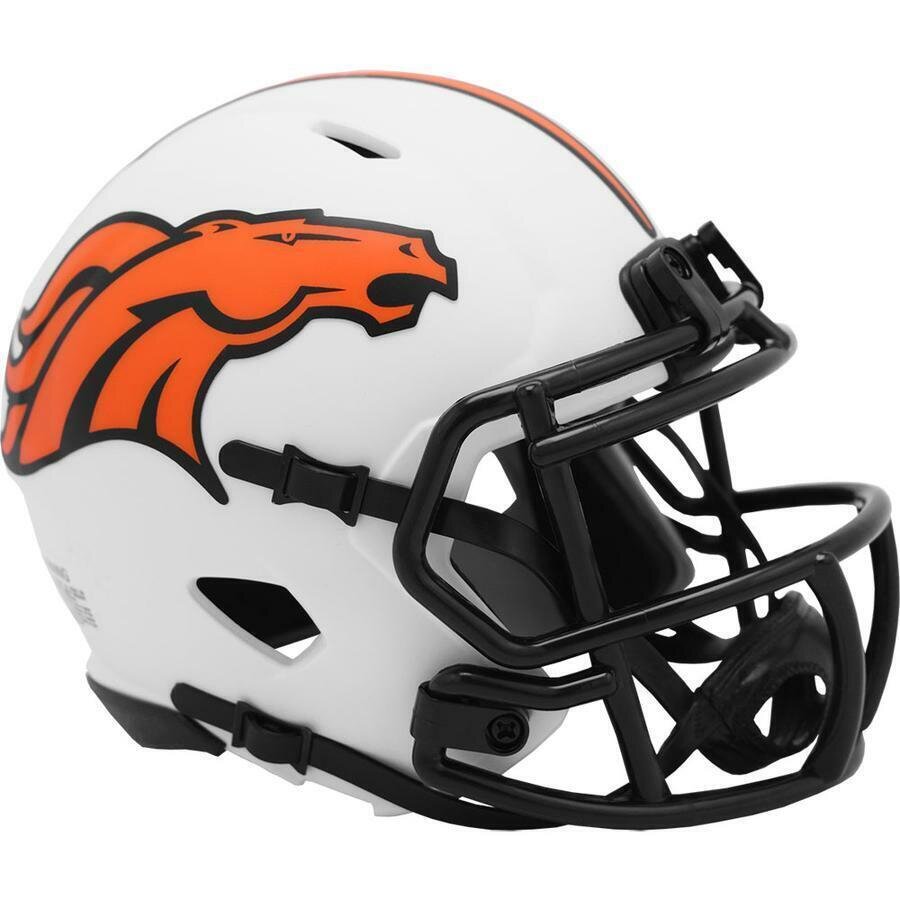 Denver Broncos Riddell Lunar Eclipse Mini Helmet