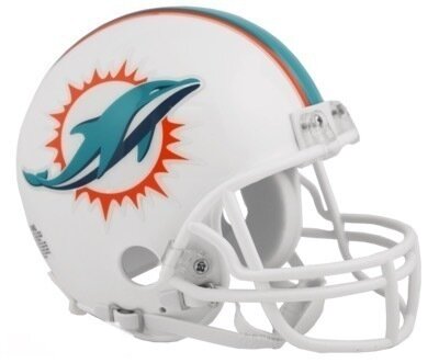 Miami Dolphins Riddell VSR4 Mini Helmet