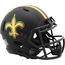 New Orleans Saints Riddell Eclipse Alternate Speed Mini Helmet