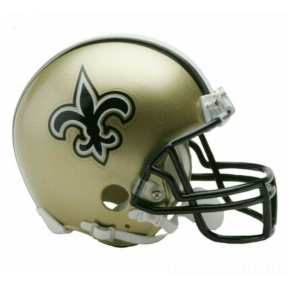 New Orleans Saints Riddell VSR4 Mini Helmet