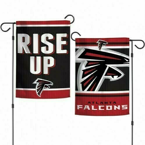 Atlanta Falcons Slogan 12.5" x 18" Premium 2-Sided Garden Flag