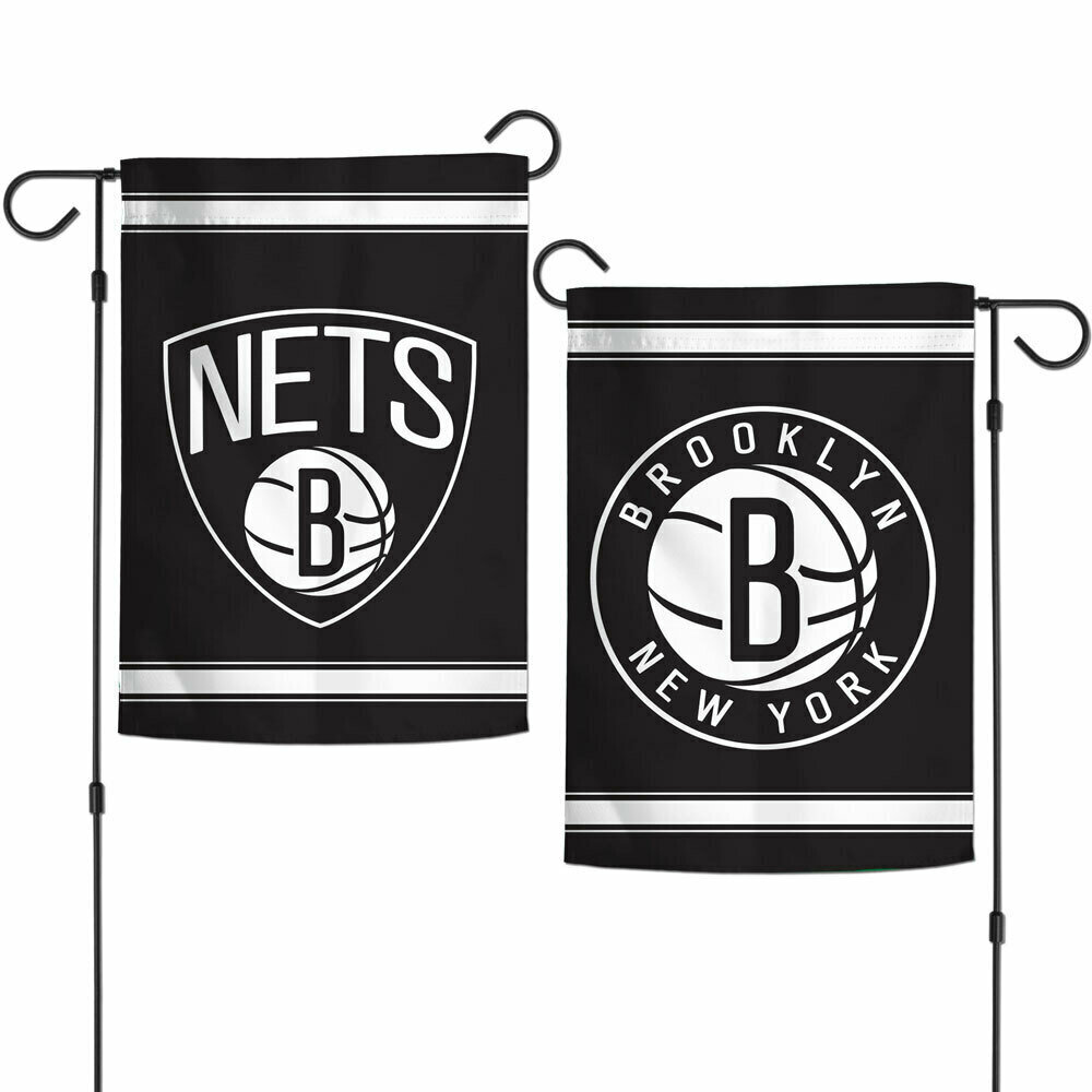 Brooklyn Nets 12.5" x 18" Premium 2-Sided Garden Flag