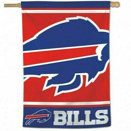Buffalo Bills Mega Logo 28" x 40" Vertical Flag