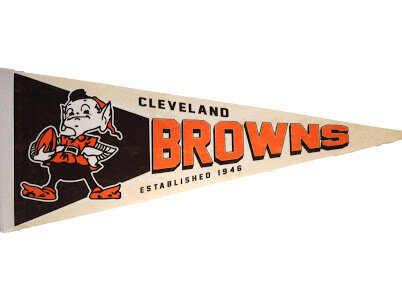 Cleveland Browns 12" x 30" Premium Pennant