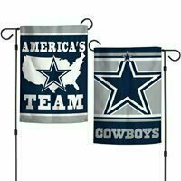 Dallas Cowboys America's Team 12.5" x 18" Garden Flag 2-Sided