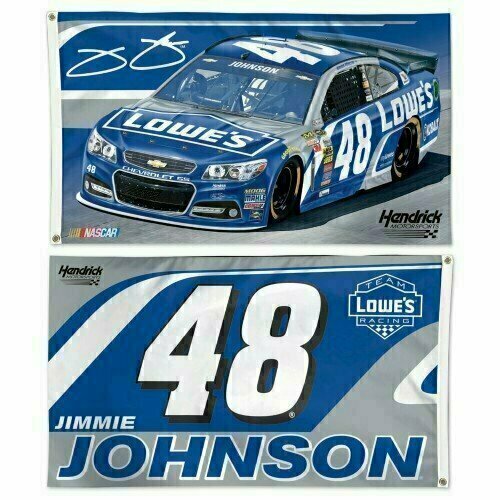 Jimmie Johnson Lowe's 3' x 5' Deluxe Flag