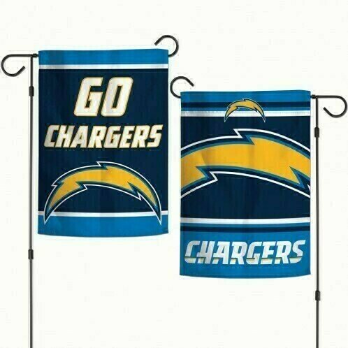 Los Angeles Chargers 12.5" x 18" Premium 2-Sided Garden Flag