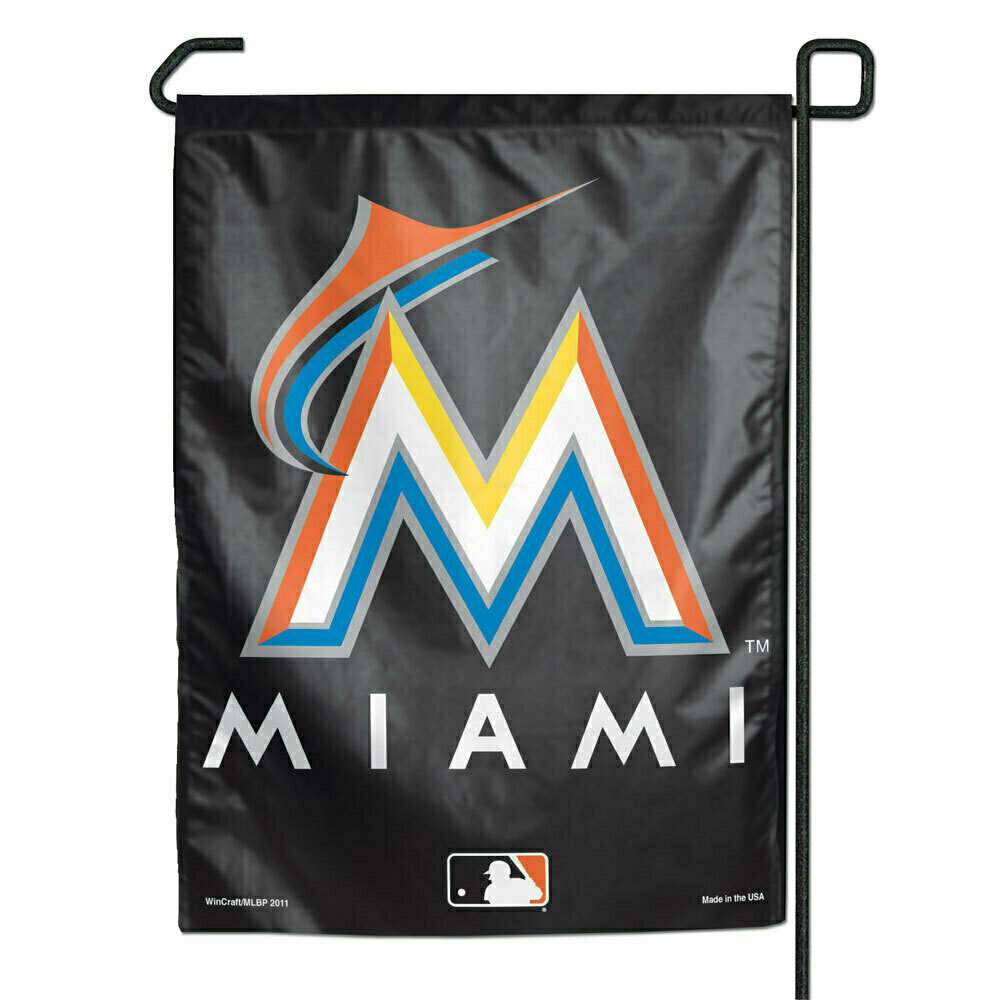 Miami Marlins 11" x 15" Garden Flag