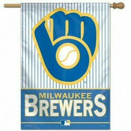 Milwaukee Brewers 28" x 40" Vertical Flag