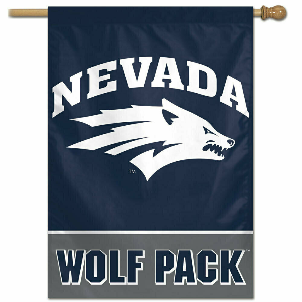 Nevada Wolf Pack 28" x 40" Vertical Flag