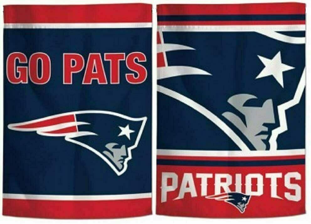 New England Patriots 12.5" x 18" Premium 2-Sided Garden Flag