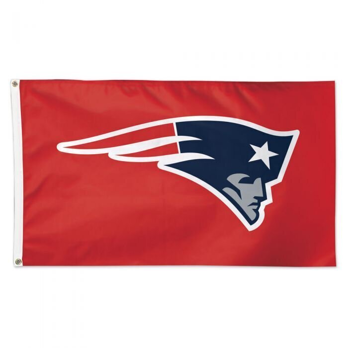 New England Patriots Red 3' x 5' Deluxe Flag