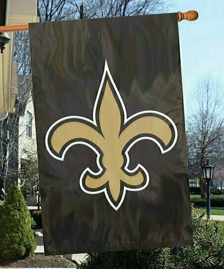 New Orleans Saints 28" x 44" Vertical Embroidered 2 Sided Flag