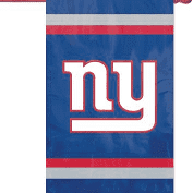 New York Giants 28" x 44" Vertical Embroidered 2 Sided Flag