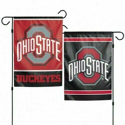 Ohio State Buckeyes 12.5" x 18" Premium 2-Sided Garden Flag