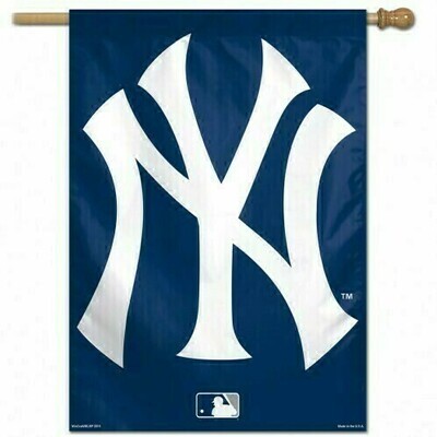 New York Yankees Logo 28 New York Yankees Logo 28" x 40" Vertical Flag