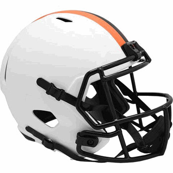 Cleveland Browns Riddell Full Size Replica White Lunar Eclipse Helmet