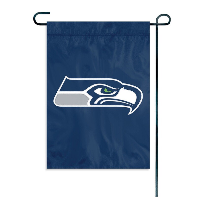 Seattle Seahawks 10.5" x 15" Party Animal Garden Flag