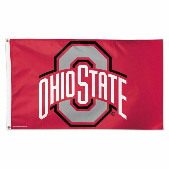 Ohio State Buckeyes 3' x 5' Deluxe Flag Ohio State Buckeyes 3' x 5' Deluxe Flag