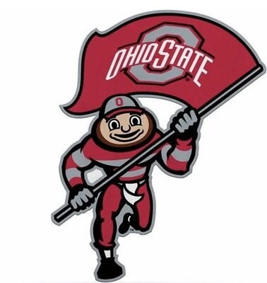 Ohio State Buckeyes Brutus Mascot Pennant