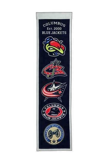 Columbus Blue Jackets 8" x 32" Heritage Banner