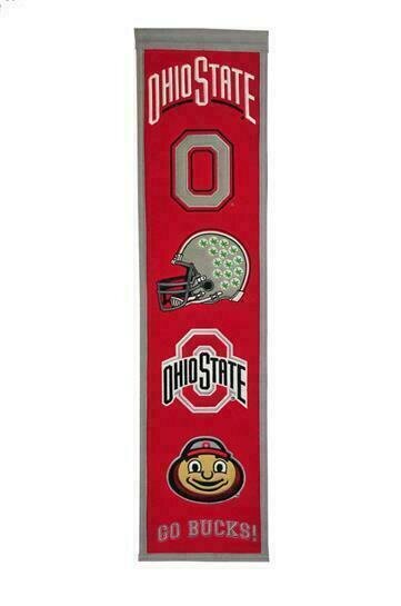 Ohio State Buckeyes 8" x 32" Heritage Banner