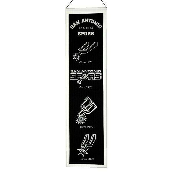 San Antonio Spurs 8" x 32" Heritage Banner