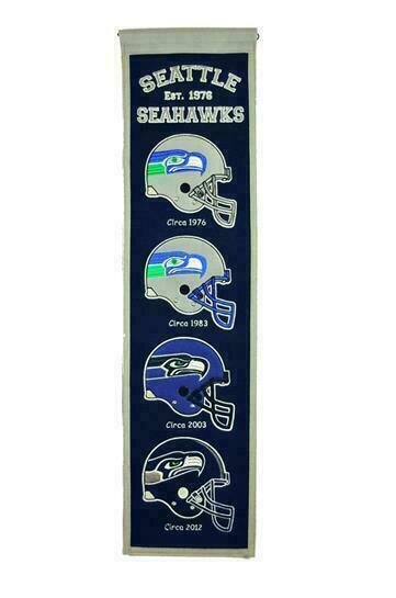 Seattle Seahawks 8” x 32” Heritage Banner